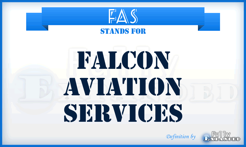 FAS - Falcon Aviation Services