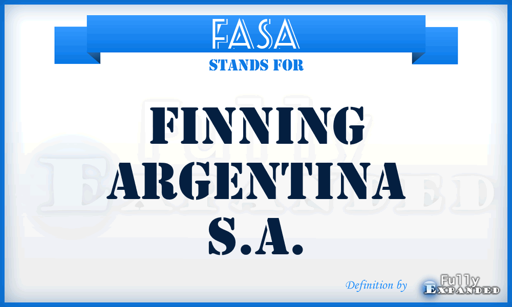 FASA - Finning Argentina S.A.
