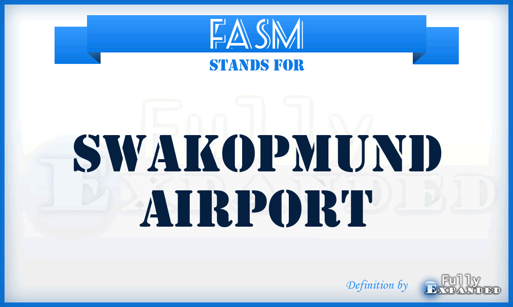 FASM - Swakopmund airport