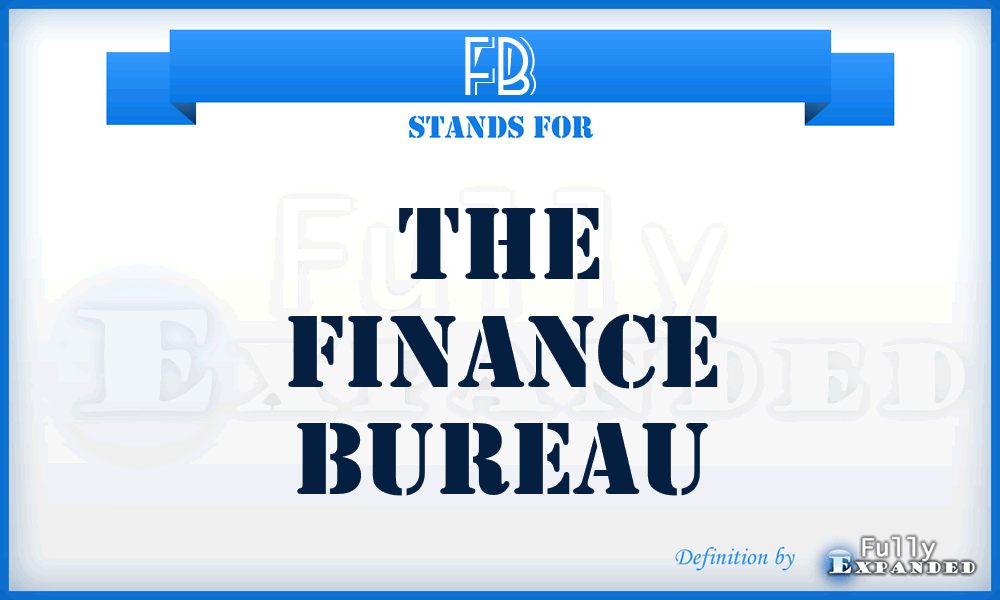 FB - The Finance Bureau