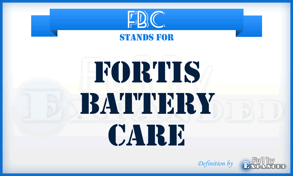 FBC - Fortis Battery Care