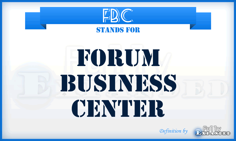 FBC - Forum Business Center