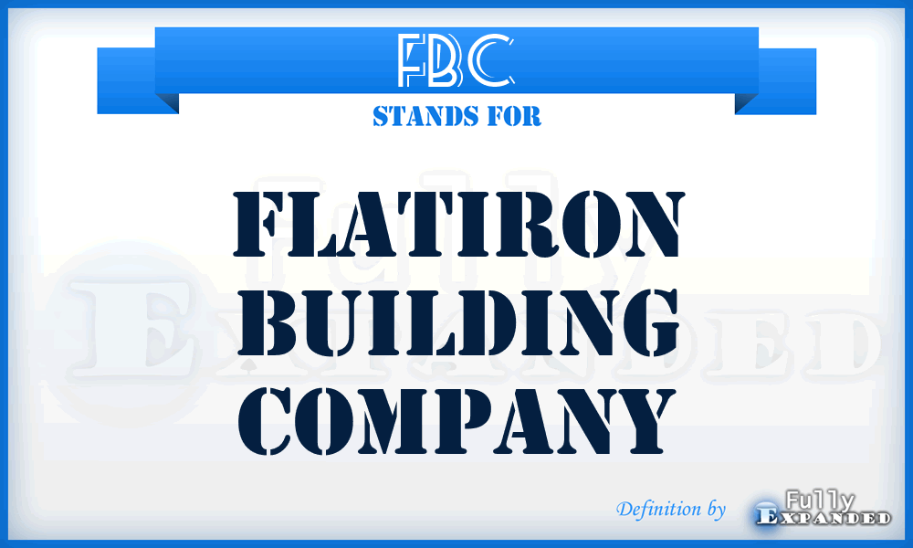 FBC - Flatiron Building Company