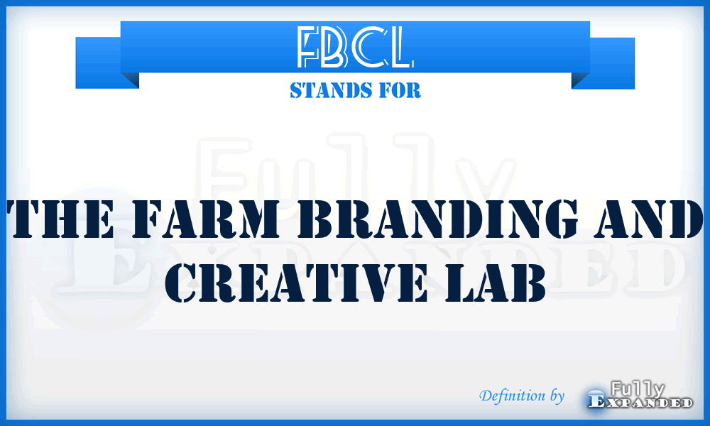 FBCL - The Farm Branding and Creative Lab