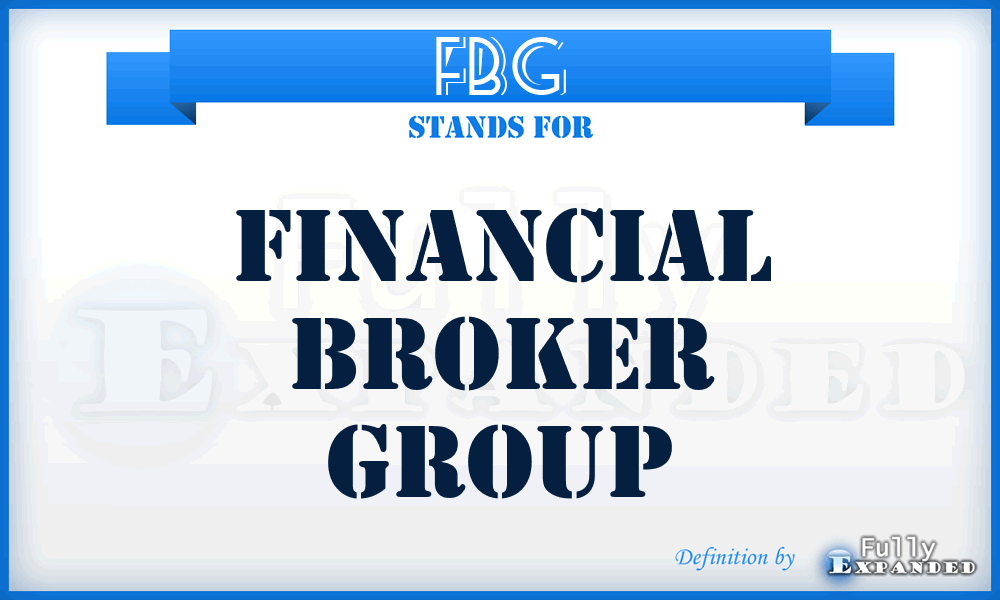 FBG - Financial Broker Group