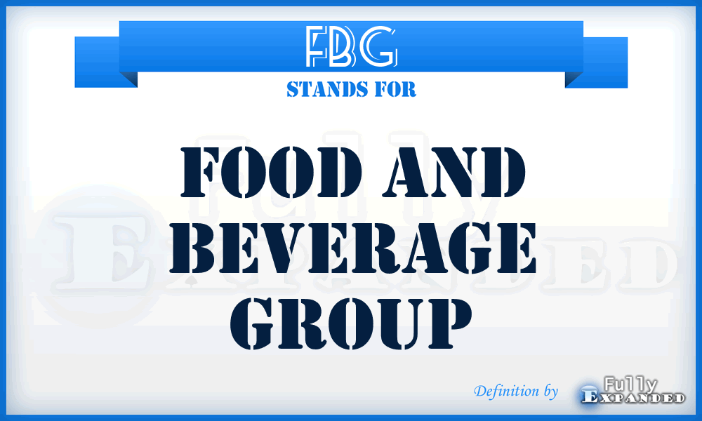 FBG - Food and Beverage Group