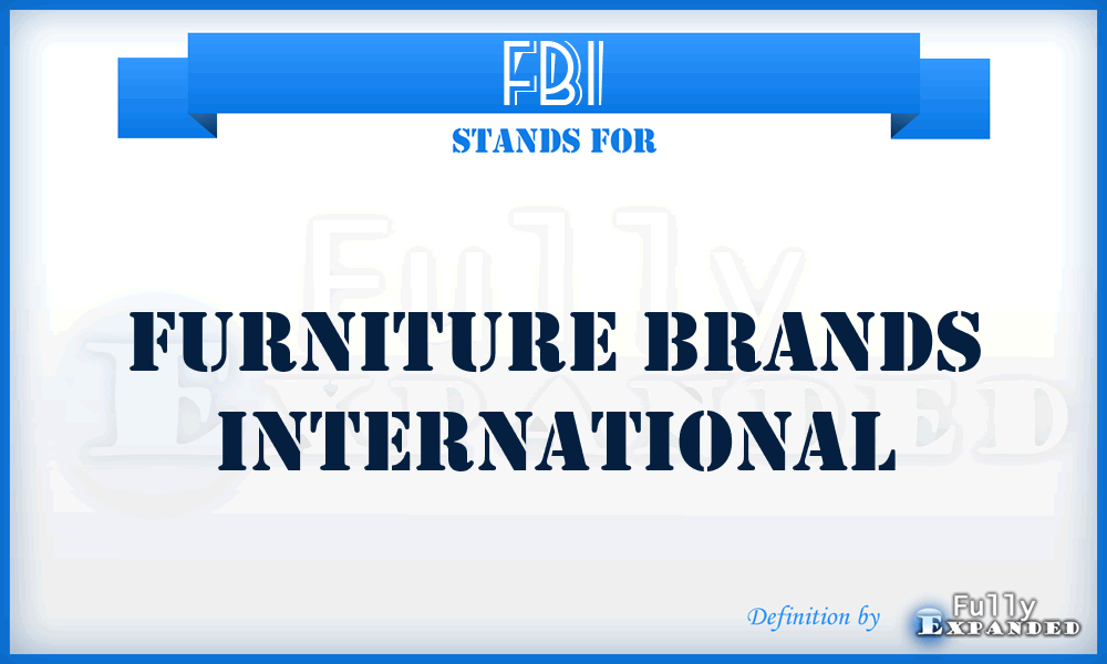 FBI - Furniture Brands International