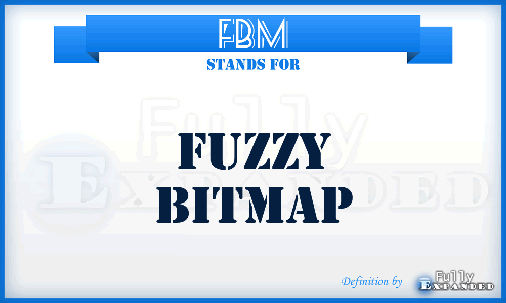 FBM - Fuzzy Bitmap