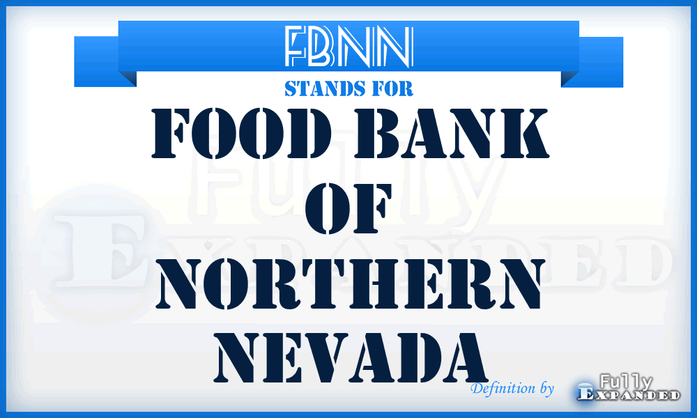 FBNN - Food Bank of Northern Nevada