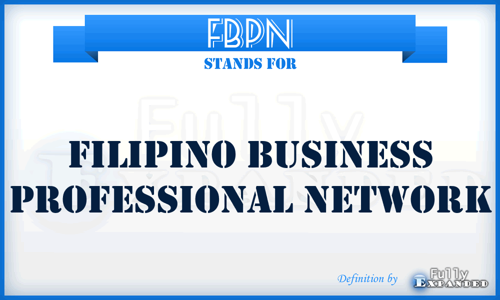 FBPN - Filipino Business Professional Network