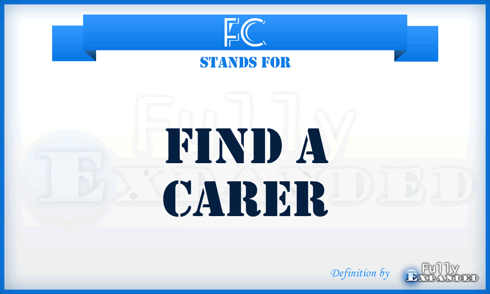 FC - Find a Carer