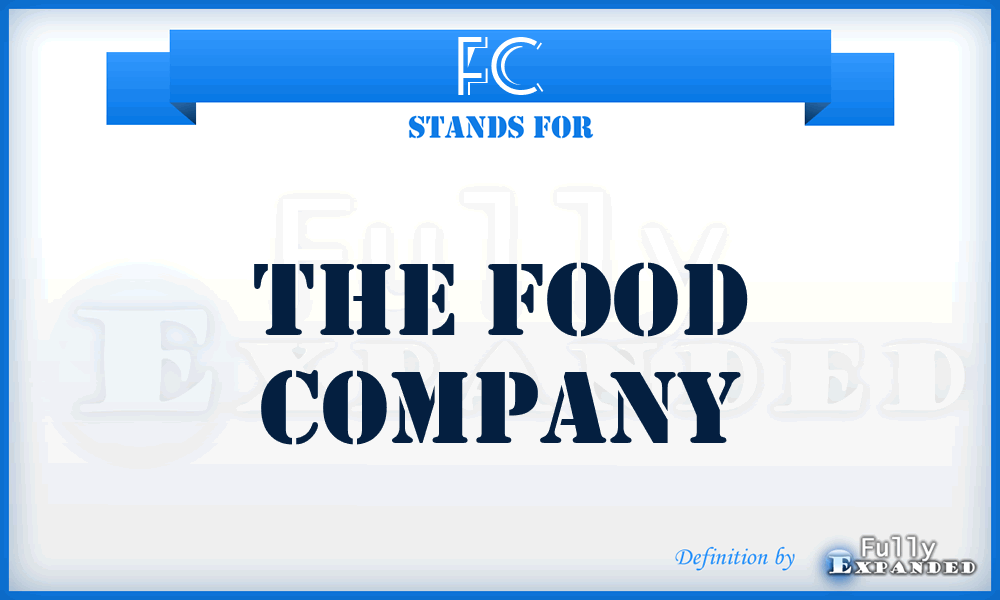 FC - The Food Company