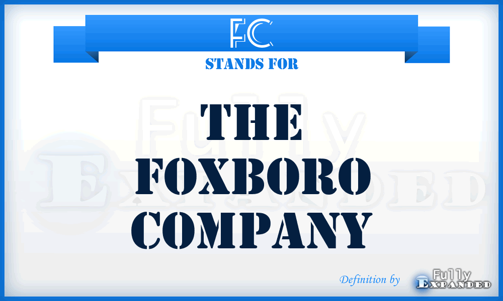 FC - The Foxboro Company