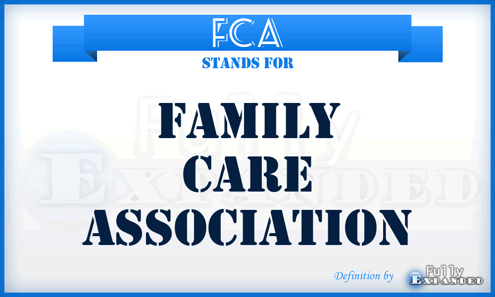 FCA - Family Care Association