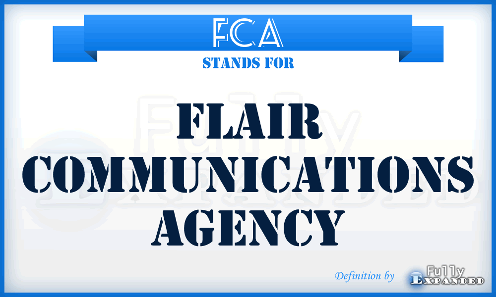 FCA - Flair Communications Agency