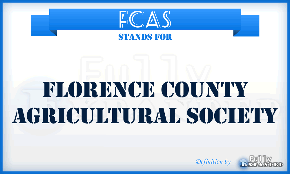 FCAS - Florence County Agricultural Society