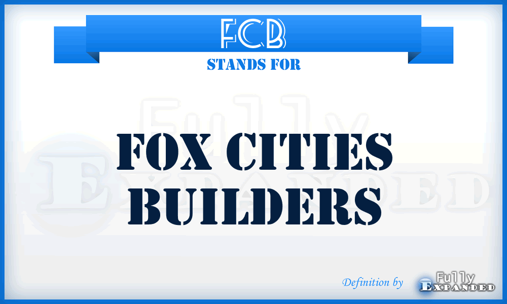 FCB - Fox Cities Builders