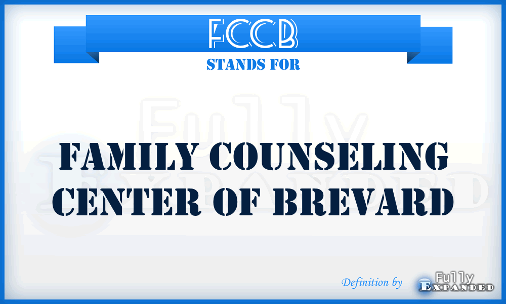 FCCB - Family Counseling Center of Brevard