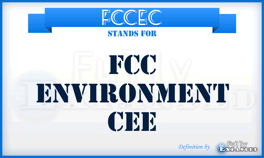 FCCEC - FCC Environment Cee