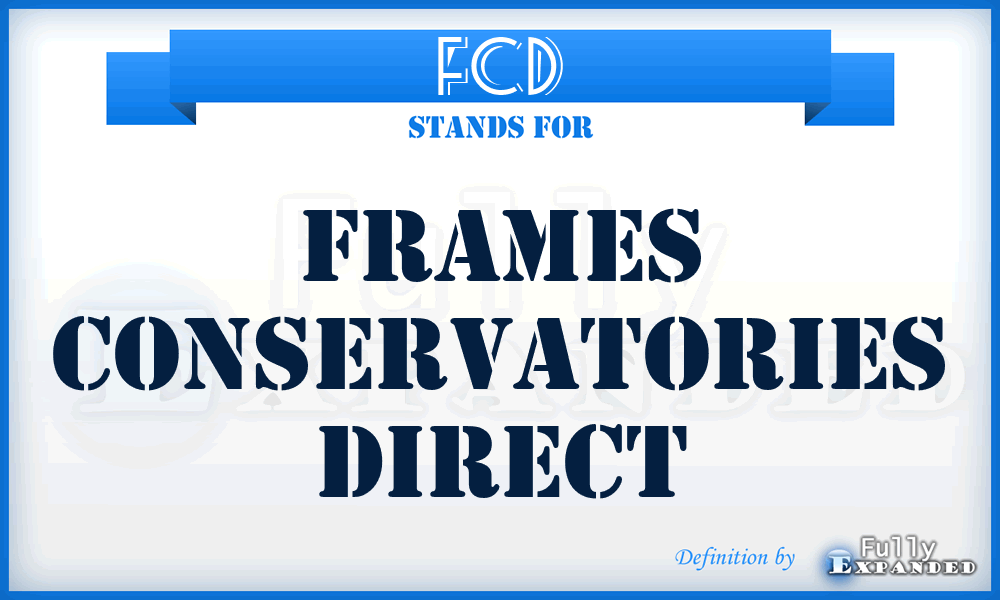FCD - Frames Conservatories Direct