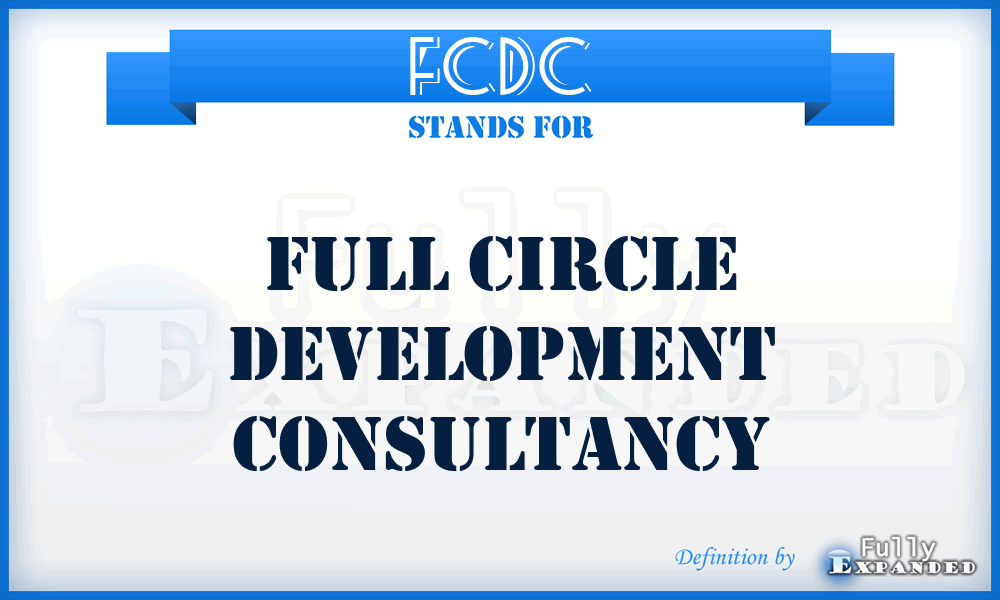 FCDC - Full Circle Development Consultancy