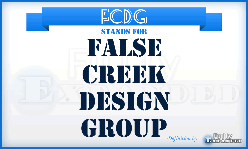 FCDG - False Creek Design Group