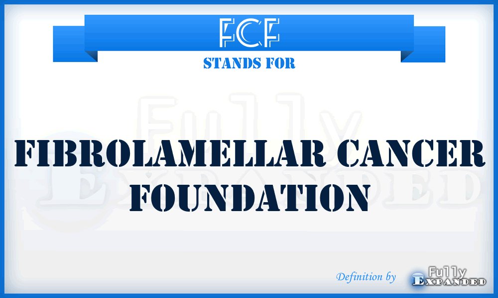 FCF - Fibrolamellar Cancer Foundation