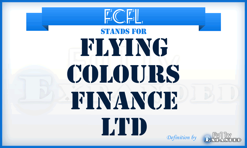 FCFL - Flying Colours Finance Ltd