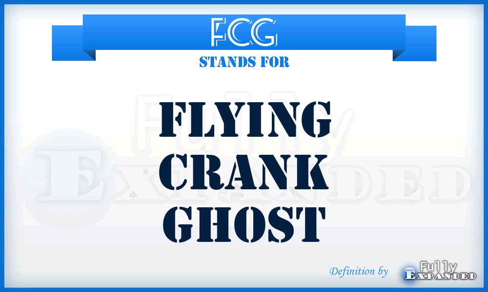 FCG - Flying Crank Ghost