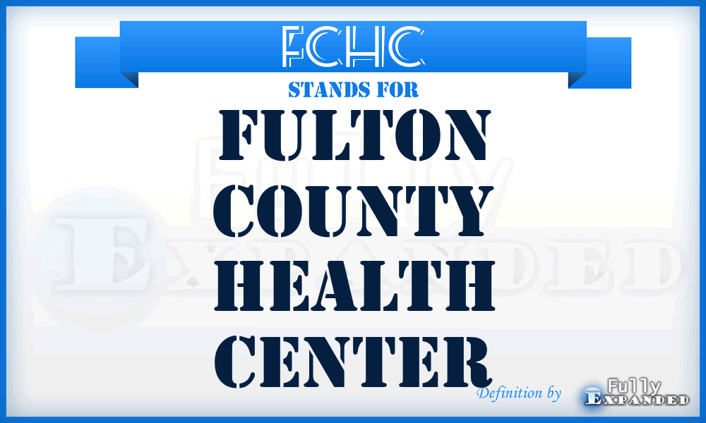 FCHC - Fulton County Health Center