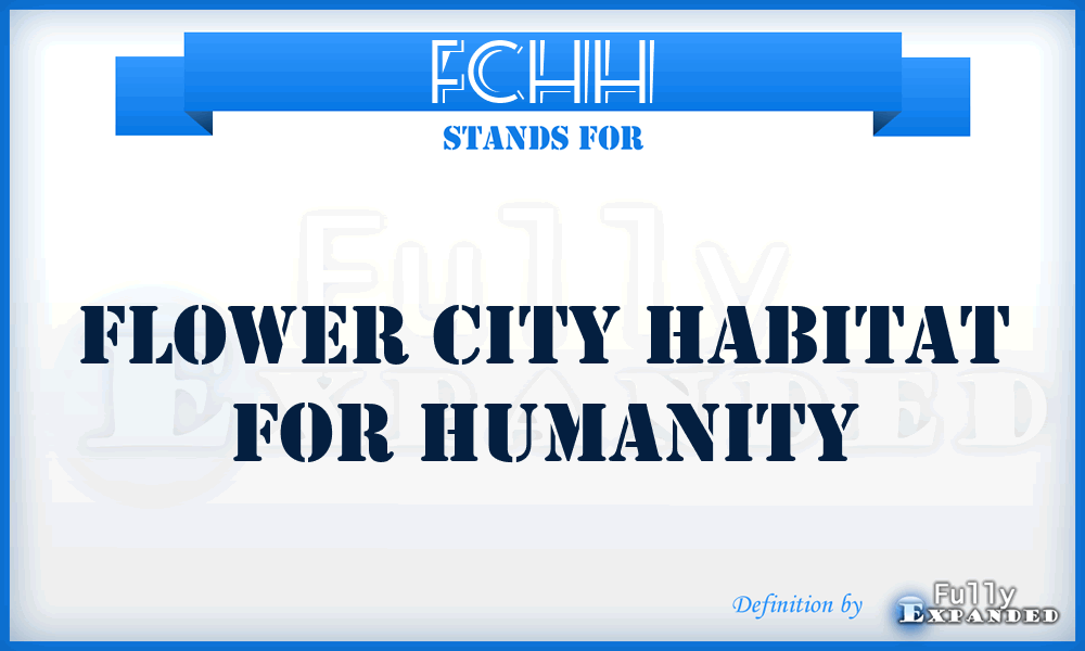 FCHH - Flower City Habitat for Humanity