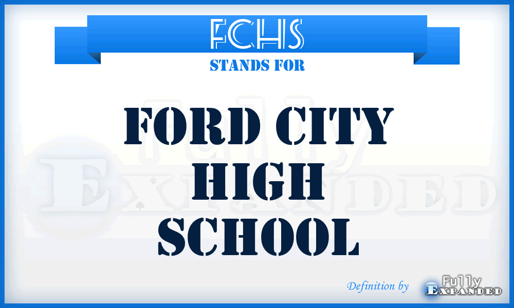 FCHS - Ford City High School