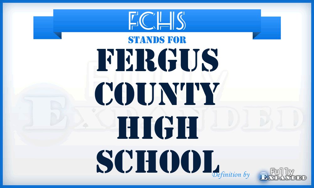 FCHS - Fergus County High School