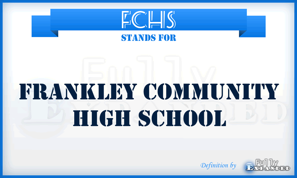 FCHS - Frankley Community High School
