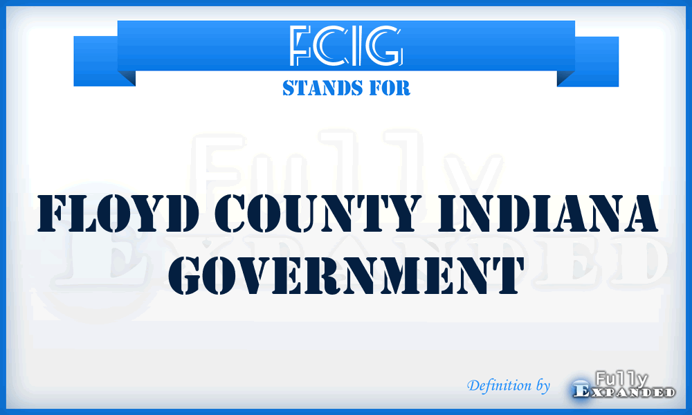 FCIG - Floyd County Indiana Government