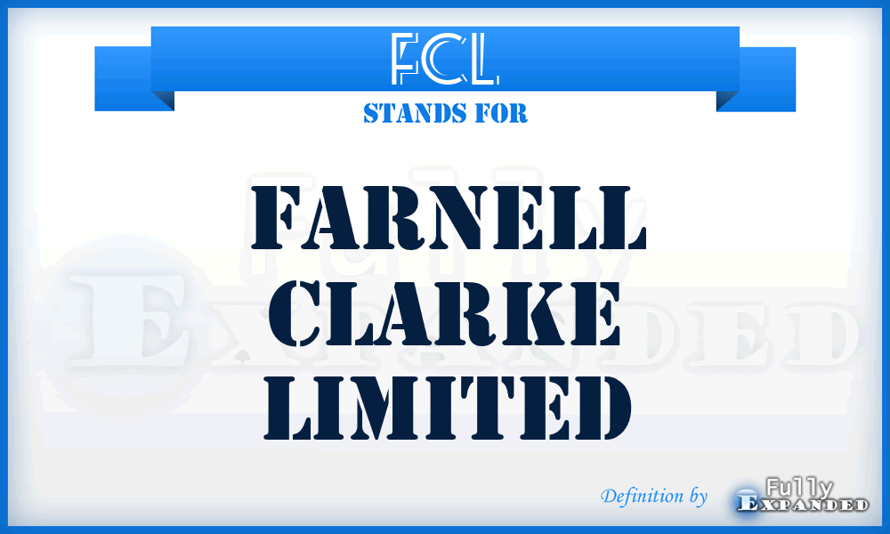 FCL - Farnell Clarke Limited