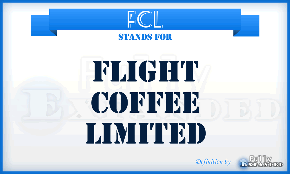 FCL - Flight Coffee Limited
