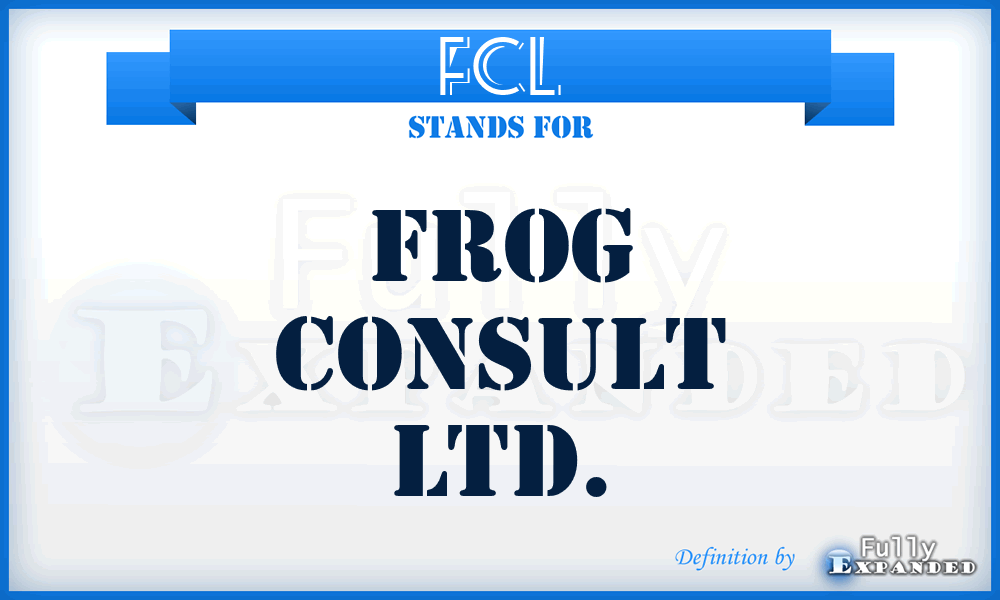 FCL - Frog Consult Ltd.