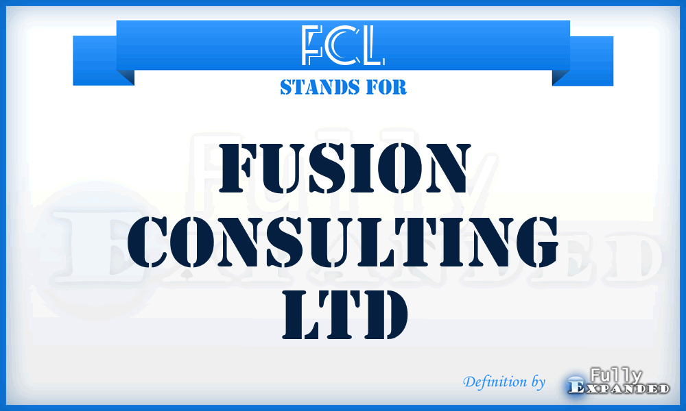 FCL - Fusion Consulting Ltd