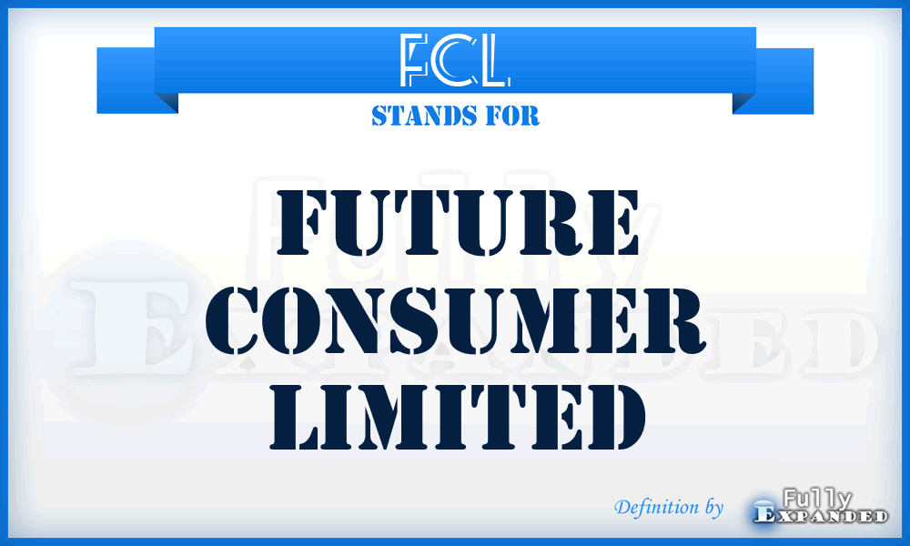 FCL - Future Consumer Limited