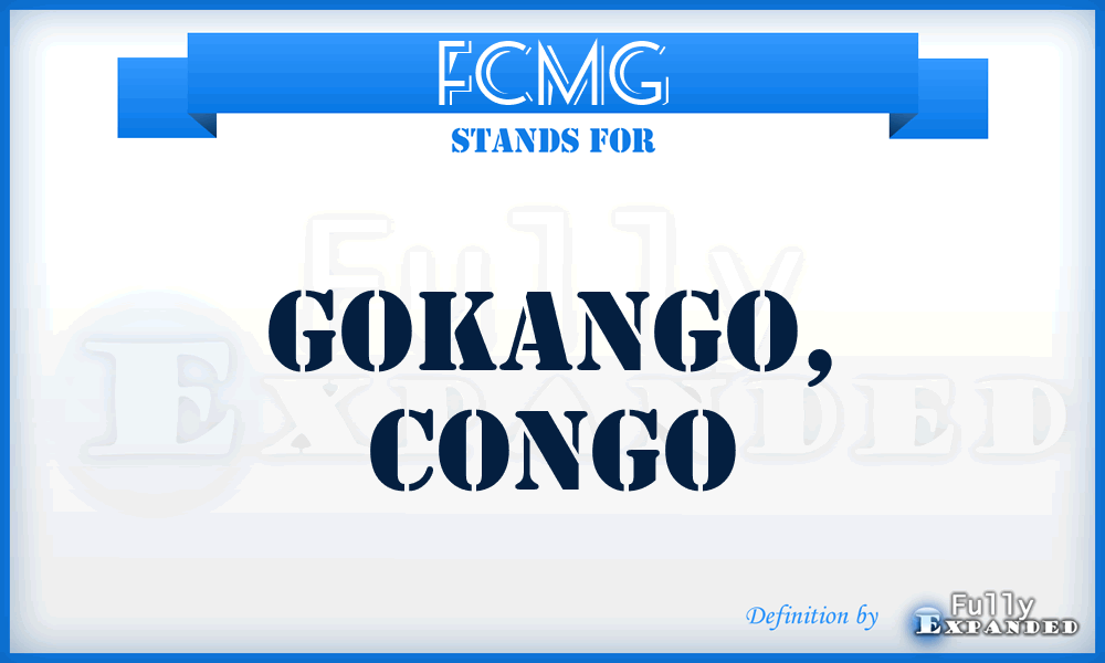 FCMG - Gokango, Congo