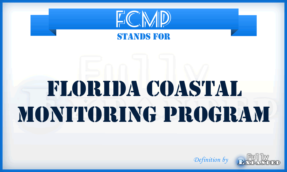FCMP - Florida Coastal Monitoring Program