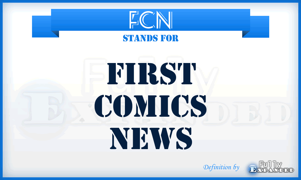 FCN - First Comics News