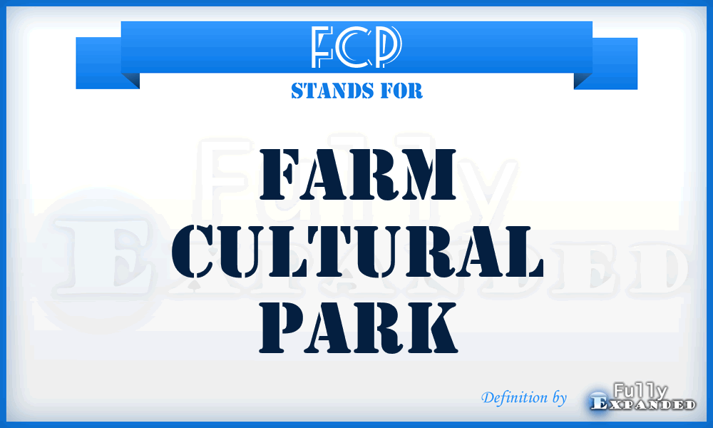 FCP - Farm Cultural Park
