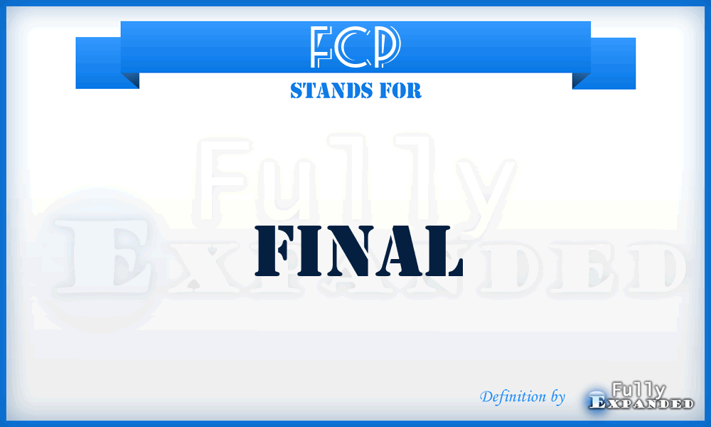 FCP - Final