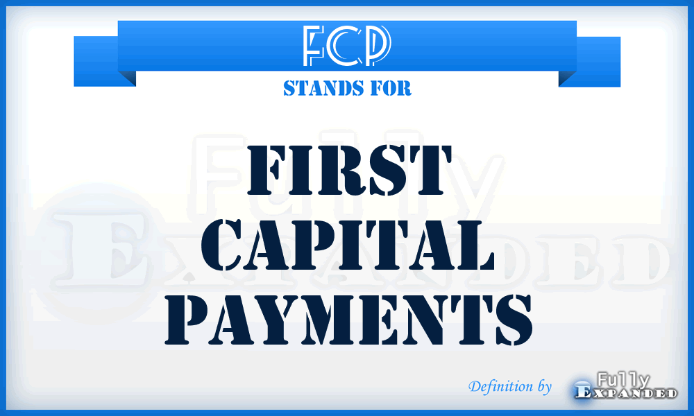 FCP - First Capital Payments