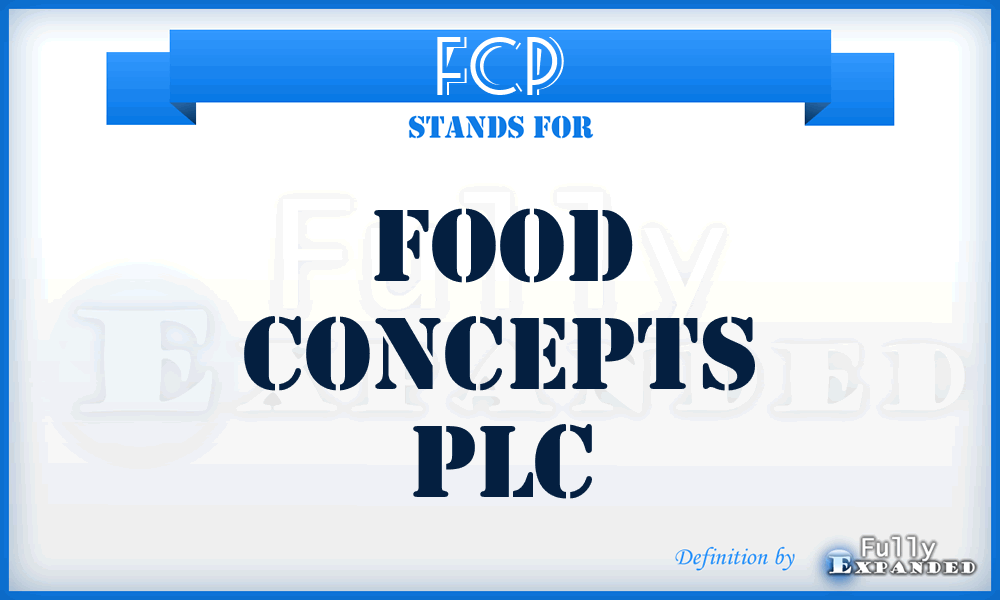FCP - Food Concepts PLC