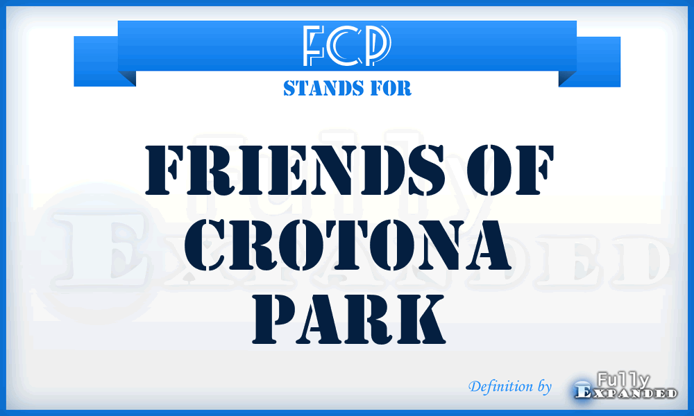 FCP - Friends of Crotona Park