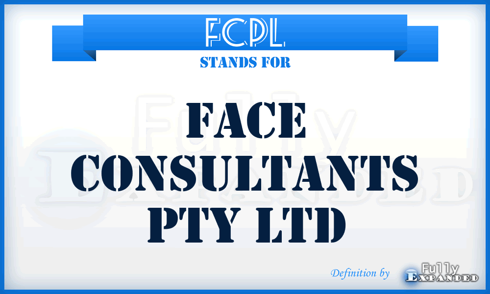 FCPL - Face Consultants Pty Ltd