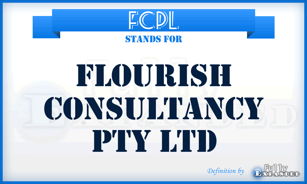 FCPL - Flourish Consultancy Pty Ltd